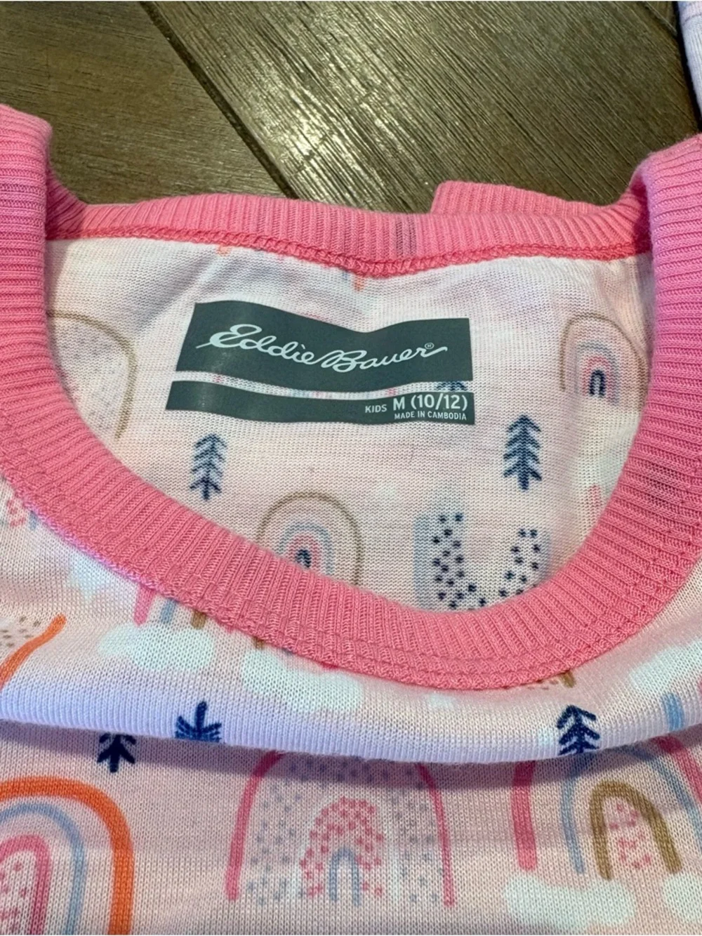 NWT Eddie Bauer 2 Piece Pajama Set Girls Youth Size M - Picture 2 of 5